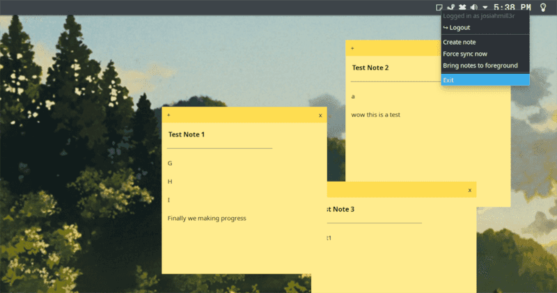 Eversticky screenshot